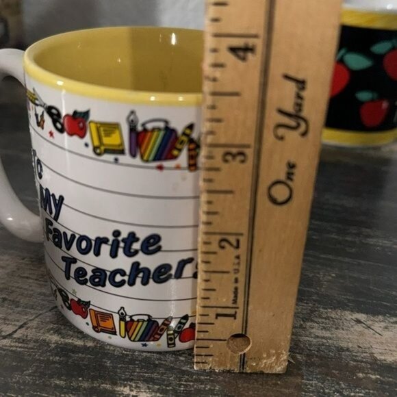 Set Of 3 Teacher-Themed Ceramic Mugs - Picture 9 of 12